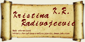 Kristina Radivojčević vizit kartica